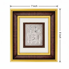 Umiya Maa Frame - 999 Pure silver , 7 x 8 Inch