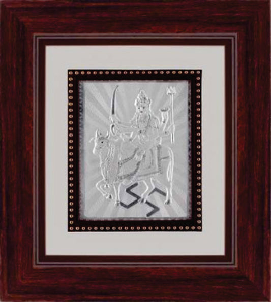 Umiya Maa Frame - 999 Pure silver , 9 x 10 Inch