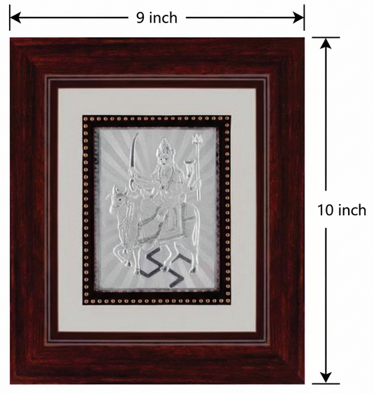 Umiya Maa Frame - 999 Pure silver , 9 x 10 Inch