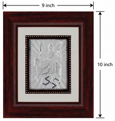 Umiya Maa Frame - 999 Pure silver , 9 x 10 Inch